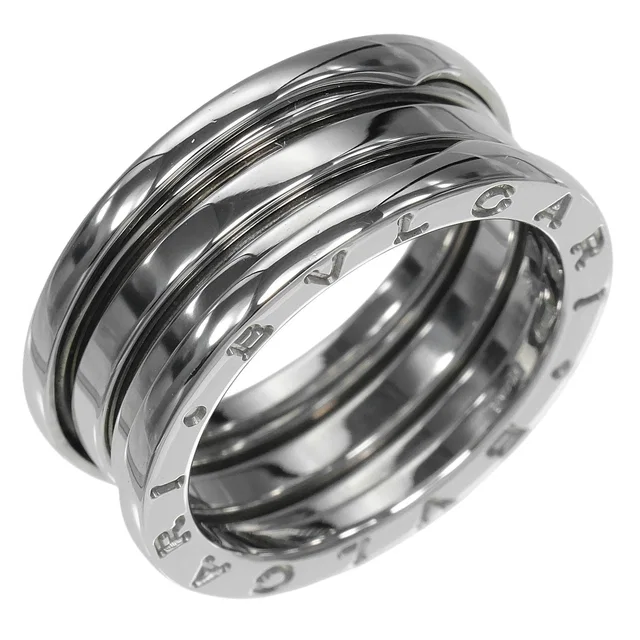 Bvlgari B.ZERO1 Au750 White Gold Ring Size 17 in White from LuxUness