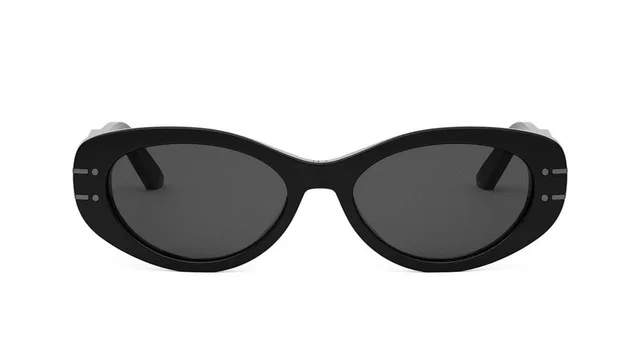 Dior Cat-Eye Acetate Sunglasses — Black in Black from HEWI