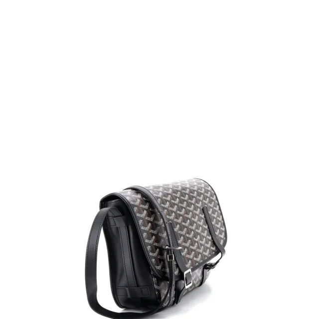 Goyard Belvedere Messenger Bag Coated Canvas MM in black Coated canvas from Rebag, photo 2 of 6