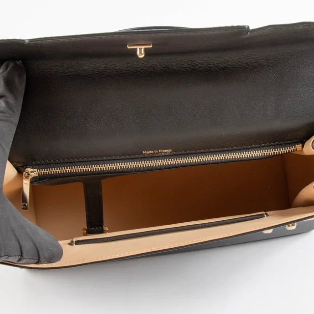 Delvaux Black Souple Calf Tempête GM Bag in Black Calfskin from Labellov, photo 6 of 8