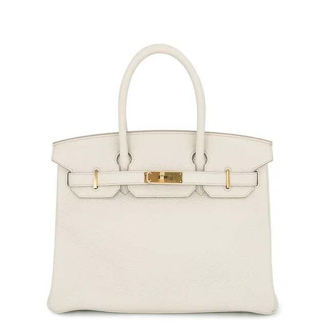 Hermès Birkin Beton Taurillon Clemence Size 30 in Clemence leather from GALLERY RARE