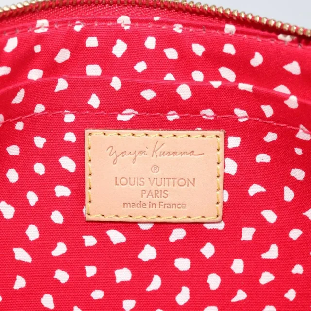 Louis Vuitton Pochette Accessoires Yayoi Kusama Painted Dots Monogram Vernis Red Patent_leather Bag in Red Patent leather from HEWI, photo 6 of 23