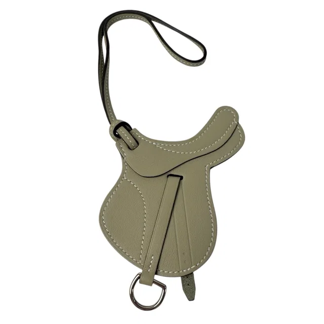 Hermès Swift Bag Charm Padlock Sarah in Swift leather from The Reluxe