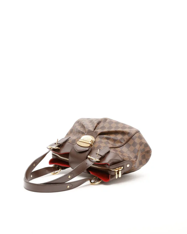 Louis Vuitton Damier Ebene Sistina PM Shoulder Bag in Brown from A Retro Tale, photo 4 of 9