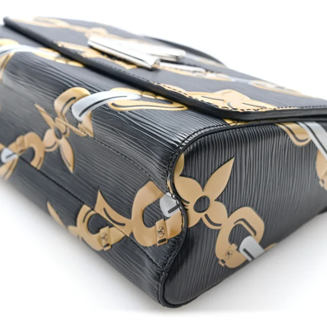 Louis Vuitton Epi Chain Flower Twist Shoulder Bag MM Black in Black Leather from FASHIONPHILE, photo 10 of 10