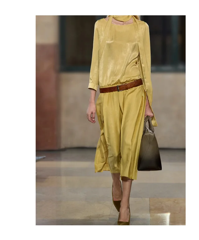 Mm6 Maison Margiela pleated scarf-detail dress, photo 5 of 5 from SENSER