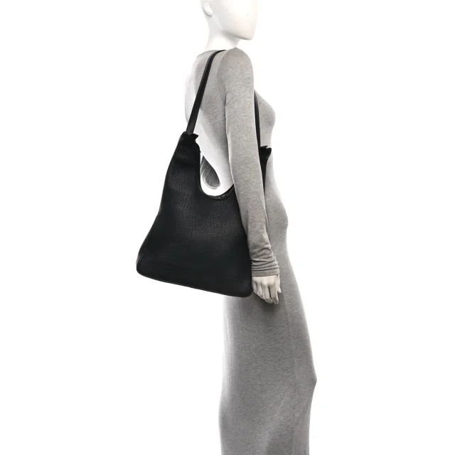 Hermès Fjord Massai Cut 32 Black in Black Caviar leather from FASHIONPHILE, photo 2 of 10