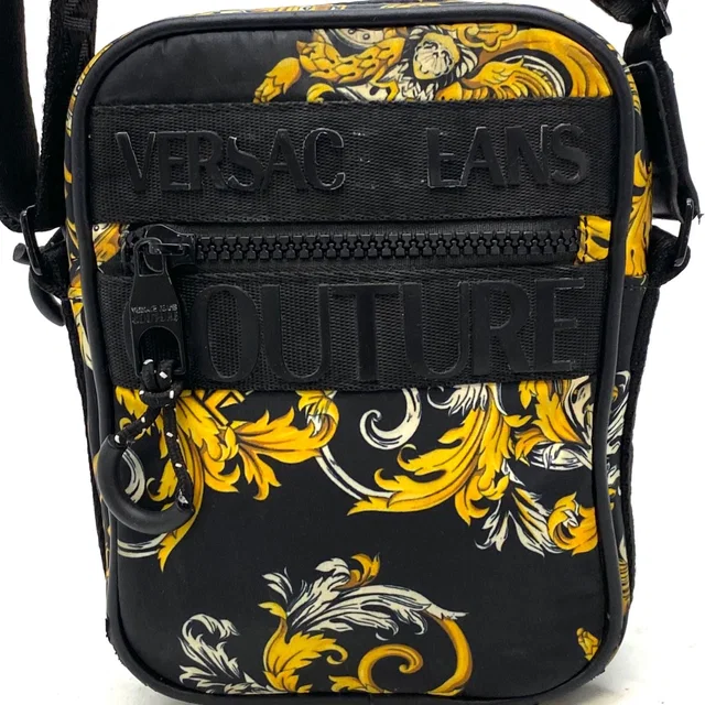 Versace Shoulder Bag Pochette Crossbody Travel Medusa in Nylon from The Reluxe