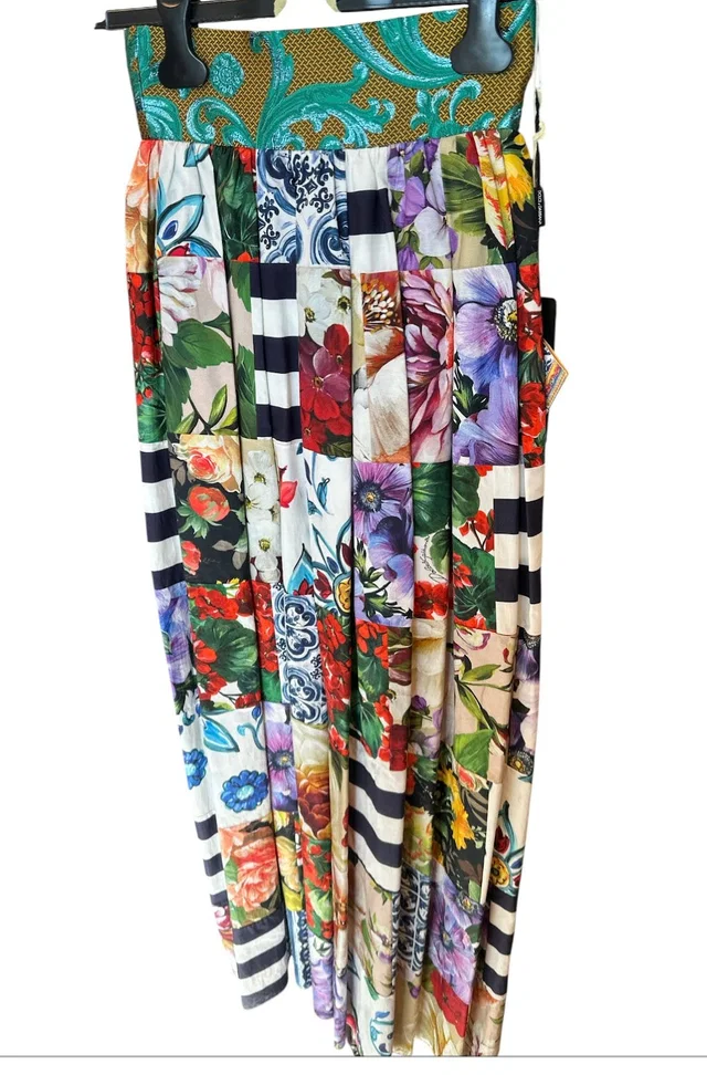 Dolce & Gabbana Multicolour Patchwork Skirt from Luxury Promise