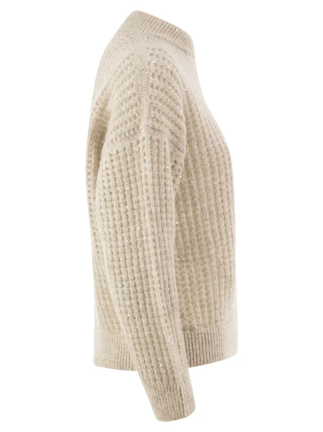 Peserico Long-sleeved sequin knit top, photo 2 of 4 from SENSER