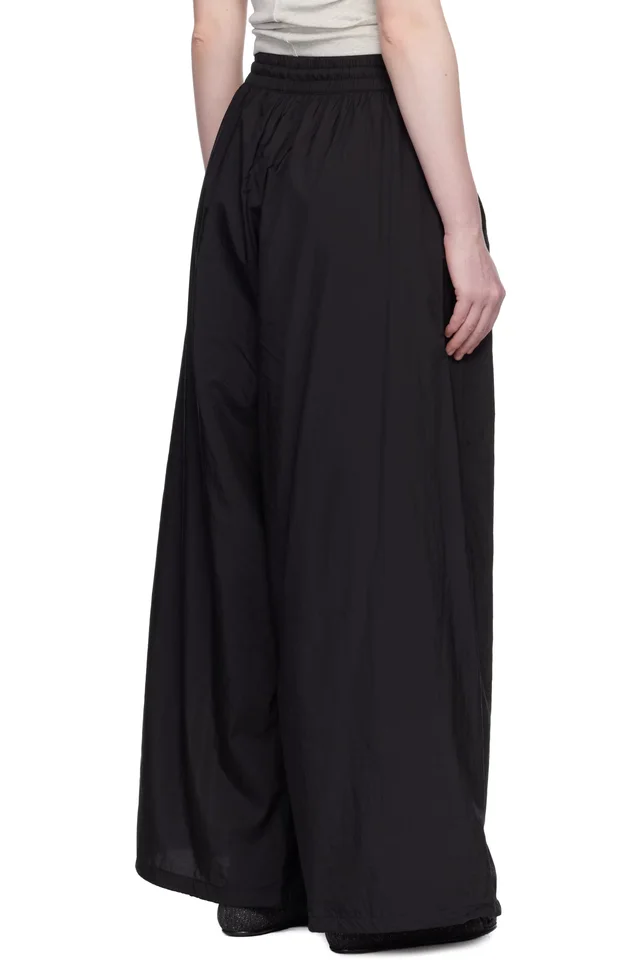Y-3 Black 3S Wide Track Pants, photo 3 of 4 from SSENSE