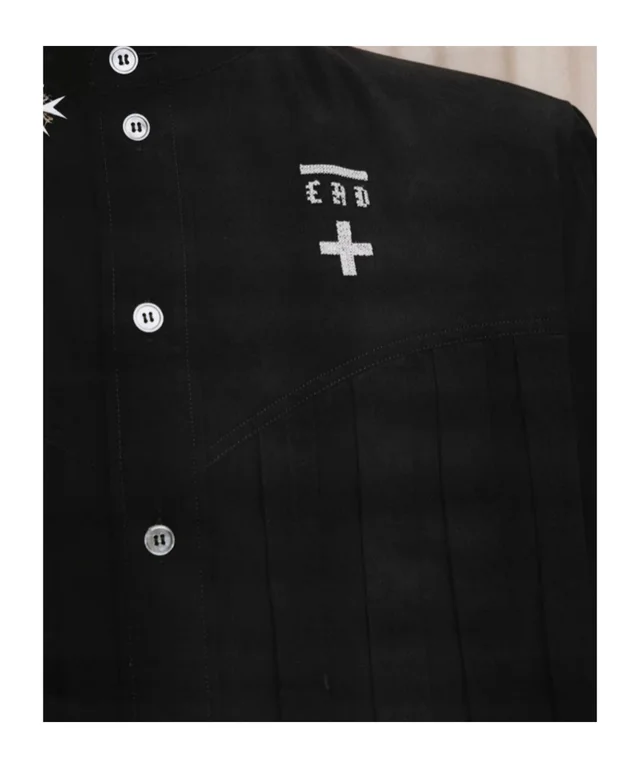 Enfants Riches Déprimés Buttoned Logo-Print Shirt, photo 2 of 2 from SENSER