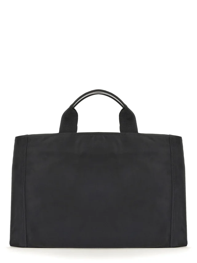 Dolce & Gabbana Logo-Embroidered Nylon Shoulder Bag — Black Polyamide in Black Nylon from HEWI, photo 2 of 2