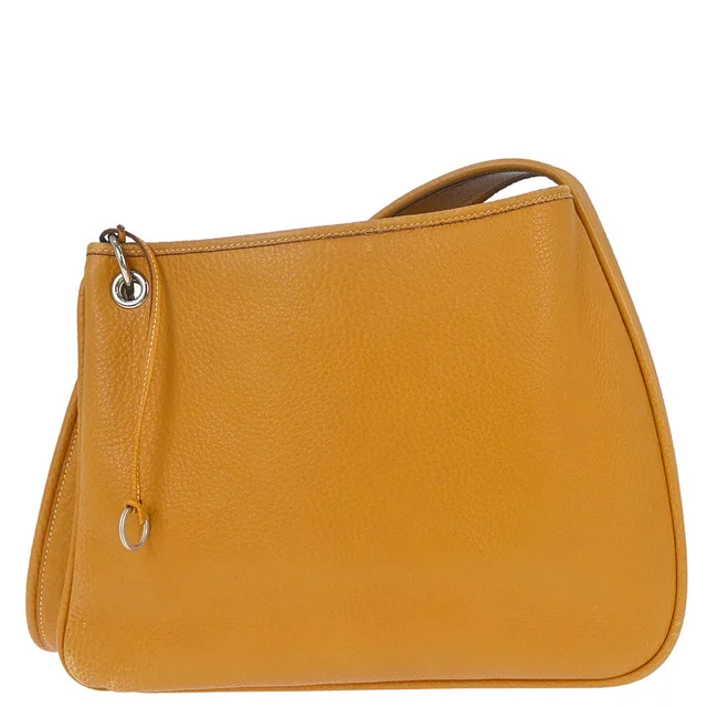 Hermès Natural Sable Fjord Manille Shoulder Bag in Beige Leather from AMORE Vintage Tokyo
