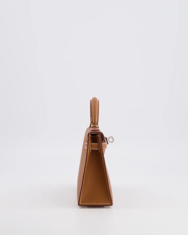 Hermès Mini Kelly II 20 Bag in Gold Epsom leather from Sellier, photo 6 of 21