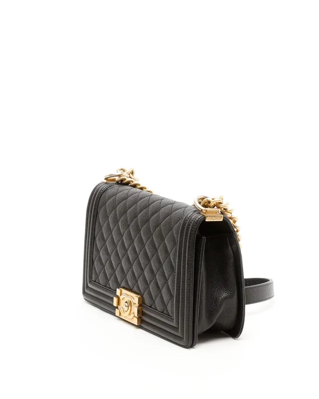 Chanel Caviar Medium Boy Bag in Caviar leather from A Retro Tale, photo 2 of 8