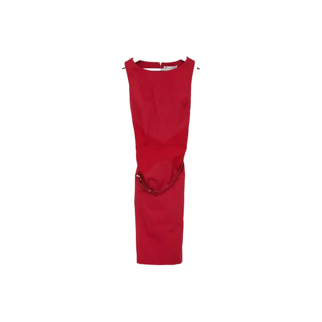 Dior Pink/Red Dress Size US 8 in Red from The Purse Affair