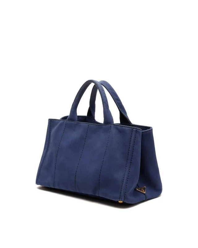 Prada Large Canapa Tote Bag in Canvas from A Retro Tale, photo 3 of 7