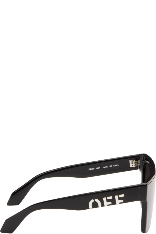 Off-White Black Columbus Sunglasses, photo 2 of 4 from SSENSE