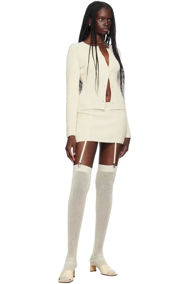 Aya Muse Off-White Eris Miniskirt, photo 4 of 4 from SSENSE