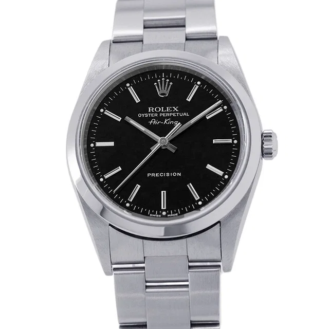 Rolex Air-King W34mm Stainless Steel Black Dial14000M in Black from GALLERY RARE