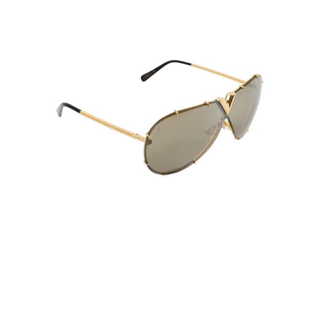 LV Drive Sunglasses Black/Gold in Black from The Purse Affair
