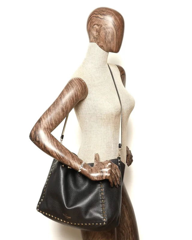 Valentino Garavani Rockstud Spike Tote Bag in Leather from A Retro Tale, photo 7 of 7