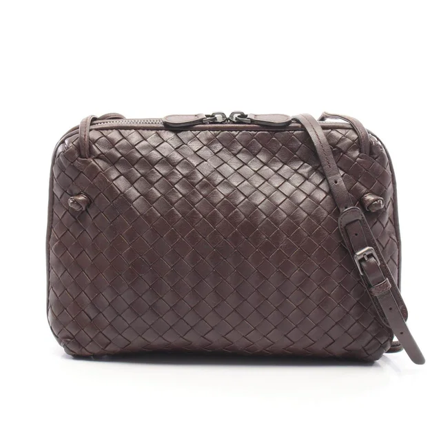 Bottega Veneta Nodini Intrecciato Leather Shoulder Bag in Woven leather from LuxUness