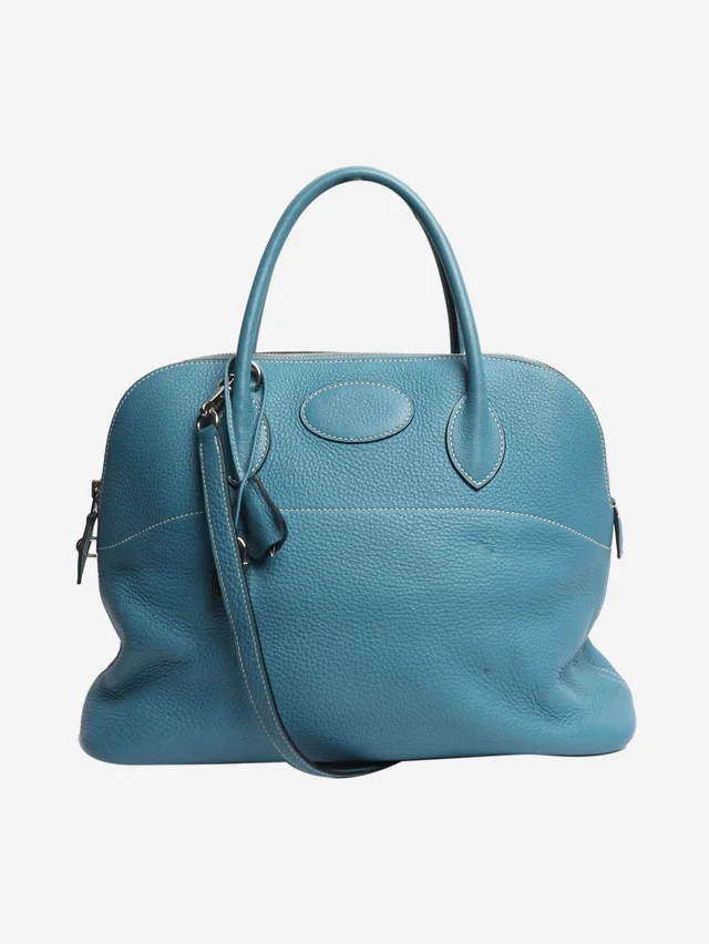 Hermès Blue Bolide bag in Blue Leather from Sign of the Times