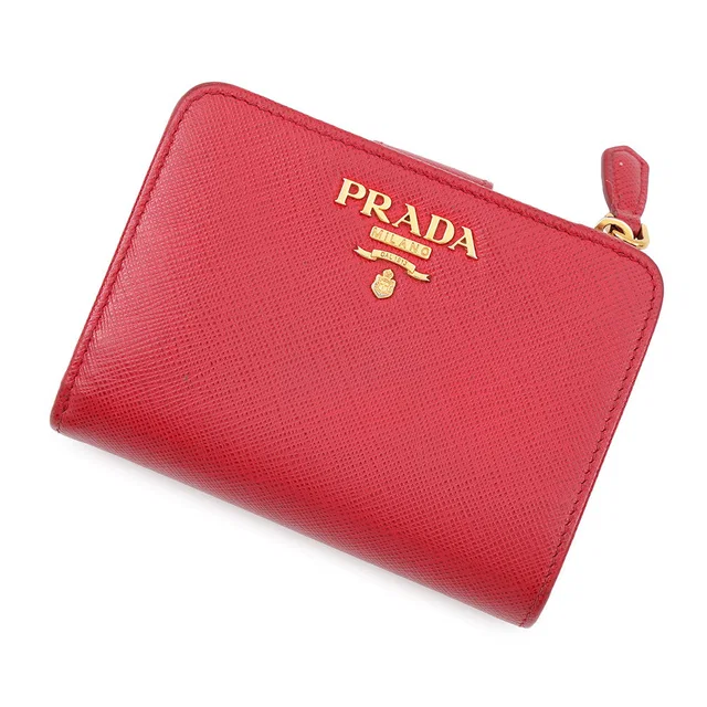 Prada Compact wallet Red1ML018 Leather in Leather from GALLERY RARE