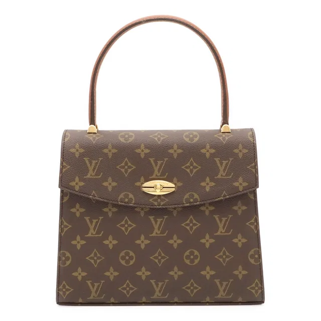 Louis Vuitton Monogram Malesherbes Handbag Flap in Coated canvas from The Reluxe