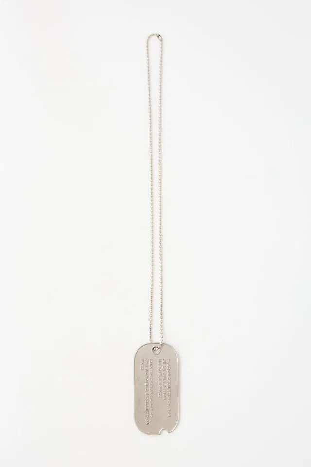 Maison Margiela FW 2022 Large Tag Necklace from VSP Consignment