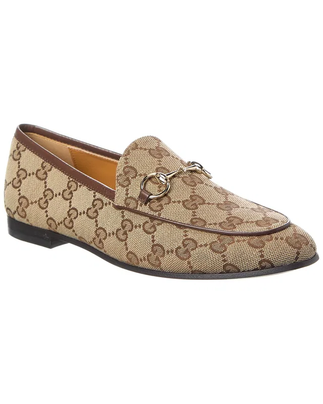 Gucci Jordaan GG Canvas Loafer, image 1 of 1 from Rue La La