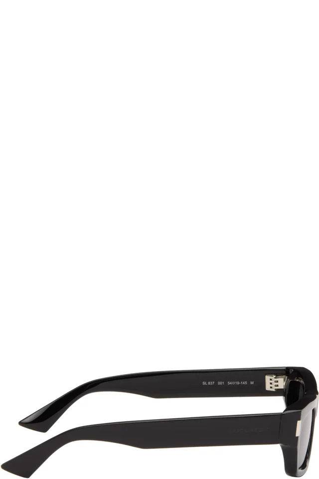 Saint Laurent Black SL 837 Sunglasses, photo 2 of 4 from SSENSE