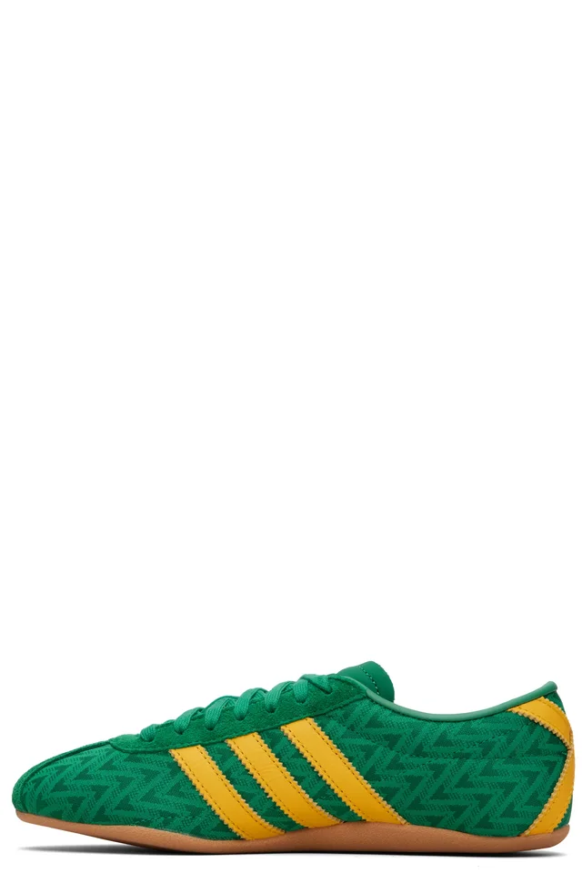 adidas Originals Green Tokyo Sneakers, photo 3 of 5 from SSENSE
