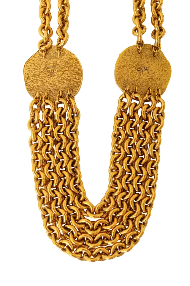 Chanel Sagittarius Coin Quad Chain Necklace from Recess LA, photo 2 of 2