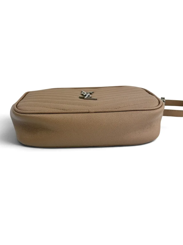 Saint Laurent Beige Lou Camera Bag in Beige Calfskin from Season 2 Consign, photo 7 of 10