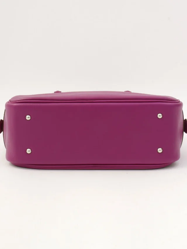 Hermès 2014 Mini Plume 20 Anemone in Swift leather from VINTAGE QOO TOKYO, photo 10 of 11