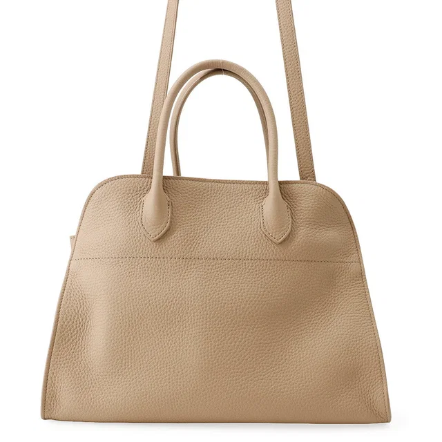 The Row Soft Margaux Dark topeW1586 L133 Calf Leather Size 12 in Calfskin from GALLERY RARE