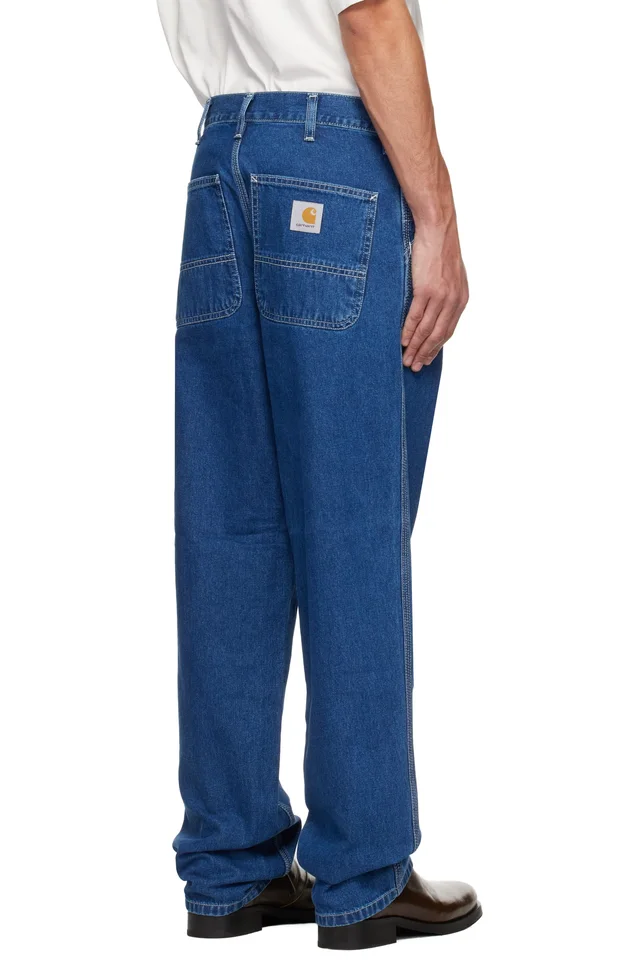 Carhartt Work In Progress Blue Simple Pant Jeans, photo 3 of 4 from SSENSE