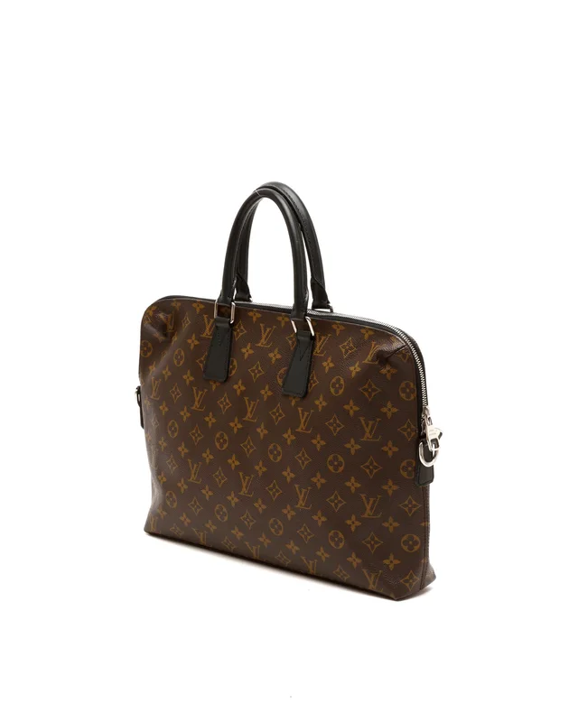Louis Vuitton Monogram Macassar Porte-Document Jour Business Bag in Canvas from A Retro Tale, photo 3 of 9