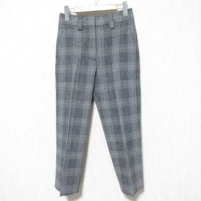 Acne Studios Glen Check Wool Pants in Wool from LuxUness