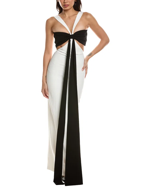 SANS FAFF Elizabeth Bowed Evening Gown, image 1 of 1 from Rue La La