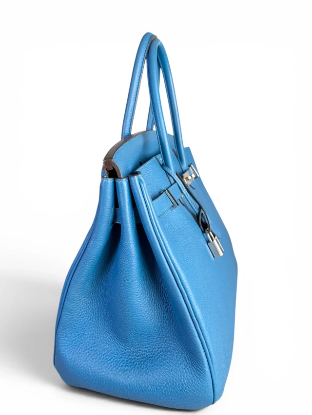 Hermès Bleu Zellige Togo Birkin 35 in Blue Togo leather from Season 2 Consign, photo 2 of 9