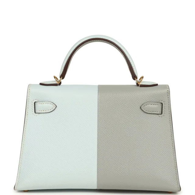 Hermès Special Order (HSS) Kelly Sellier 20 Casaque Bleu Brume in Blue Epsom leather from Madison Avenue Couture, photo 4 of 8