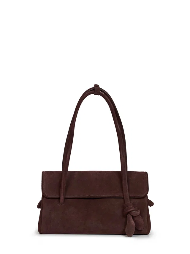 Jacquemus Shoulder Bag — Brown Calf Leather in Brown Calfskin from HEWI