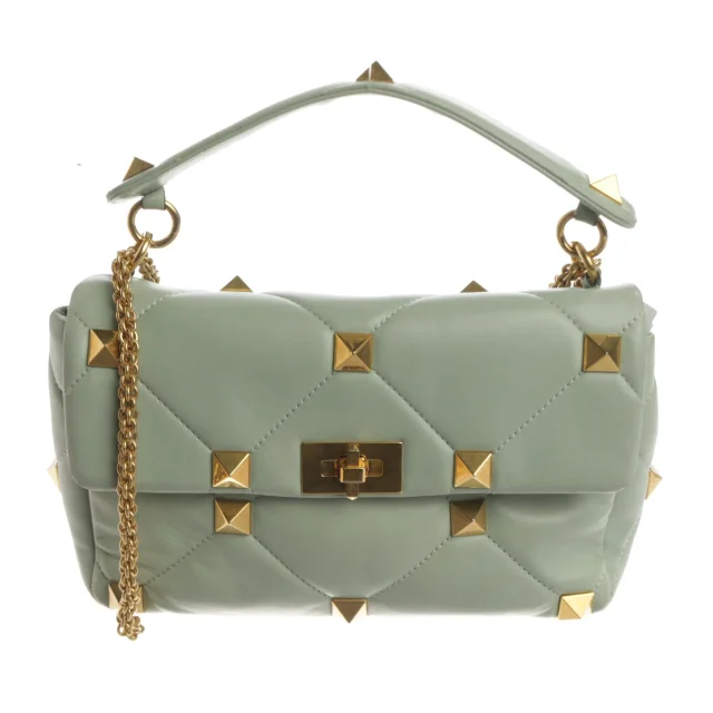 Valentino Garavani Roman Stud Handtasche Mintgrün from Buddy And Selly