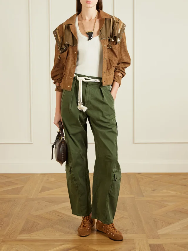 ISABEL MARANT Leyza cutout suede sneakers in Beige, photo 2 of 2 from NET-A-PORTER (Canada)
