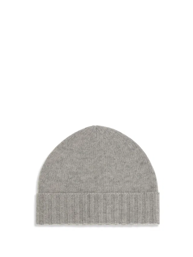Maison Margiela S52tb0025m13288 Wool Knit Beanie — Gray (ovis Aries) Beanies in Grey Wool from HEWI