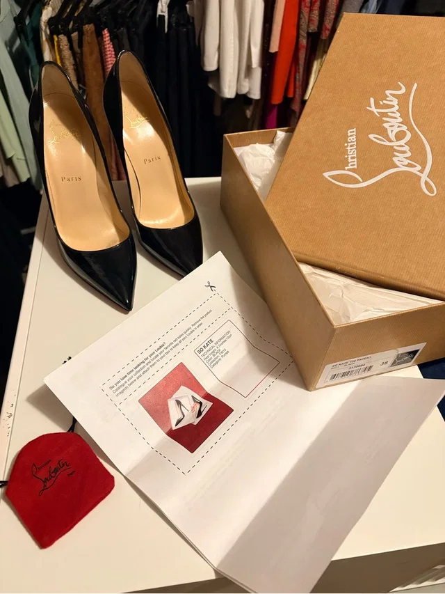 Christian Louboutin “So Kate” 120 Black Patent Leather Pointed Toe Pumps in black Patent leather from Poshmark